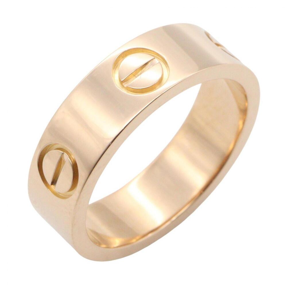 Cartier Love Ring, 18K Pink Gold (PG), Men's/Women's, Tone, B4084800